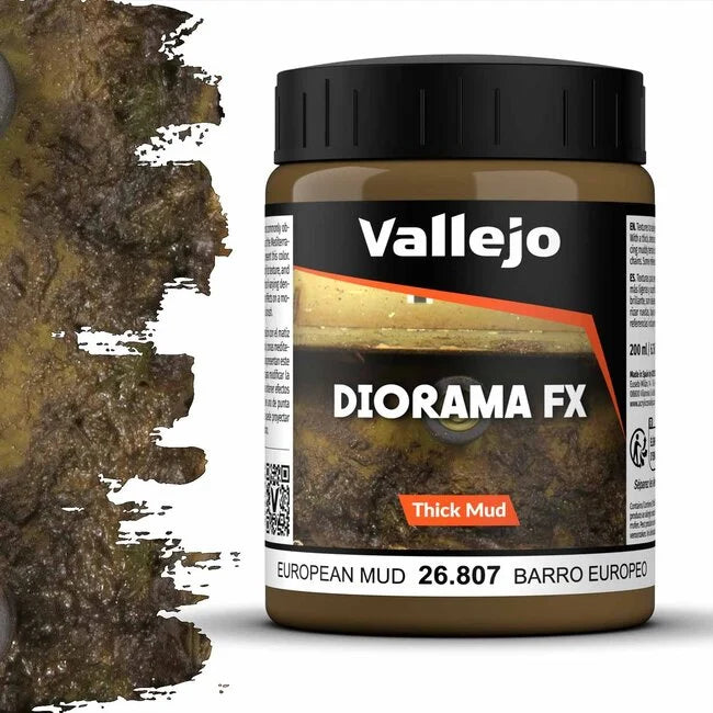 Vallejo – Diorama Effects – European Thick Mud 200ml