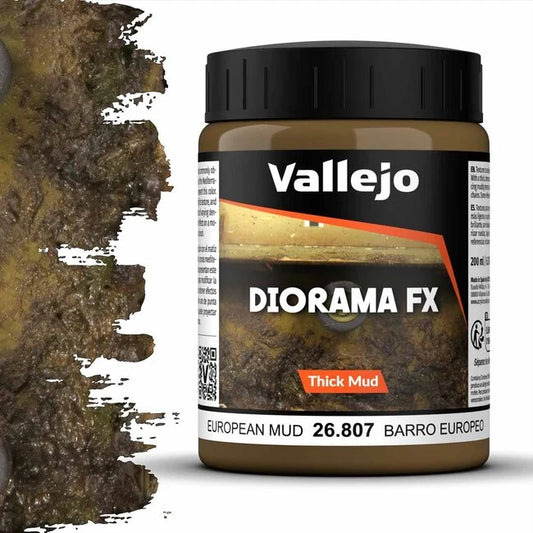 Vallejo – Diorama Effects – European Thick Mud 200ml