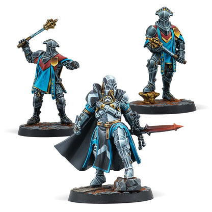A group shot of the three painted Feudom miniatures from the Beyond The Song of the Dormant expansion.