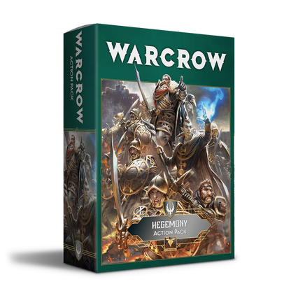 The box for the Warcrow Hegemony of Embersig Action Pack.