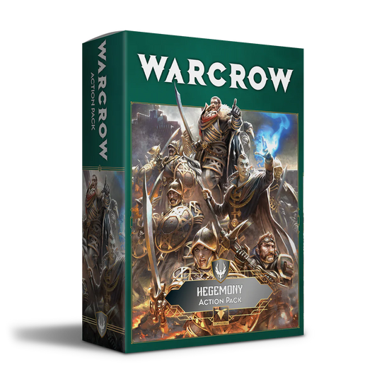 The box for the Warcrow Hegemony of Embersig Action Pack.