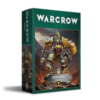 The box for the Warcrow Hegemony of Embersig War Rig miniature.