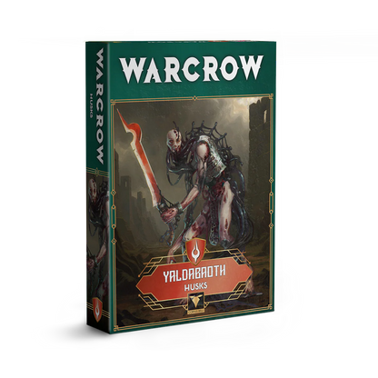 The box for the Warcrow Scions of Yaldabaoth Husks miniatures.