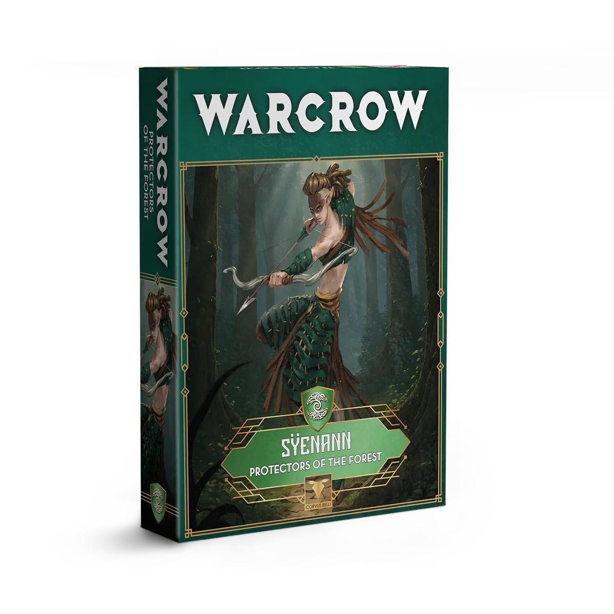 The box for the Warcrow Syenann Protectors of the Forest miniatures.