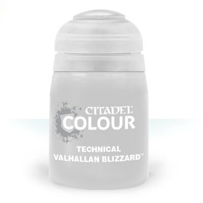 The official retail product paint pot for Warhammer Colour: Valhallan Blizzard.