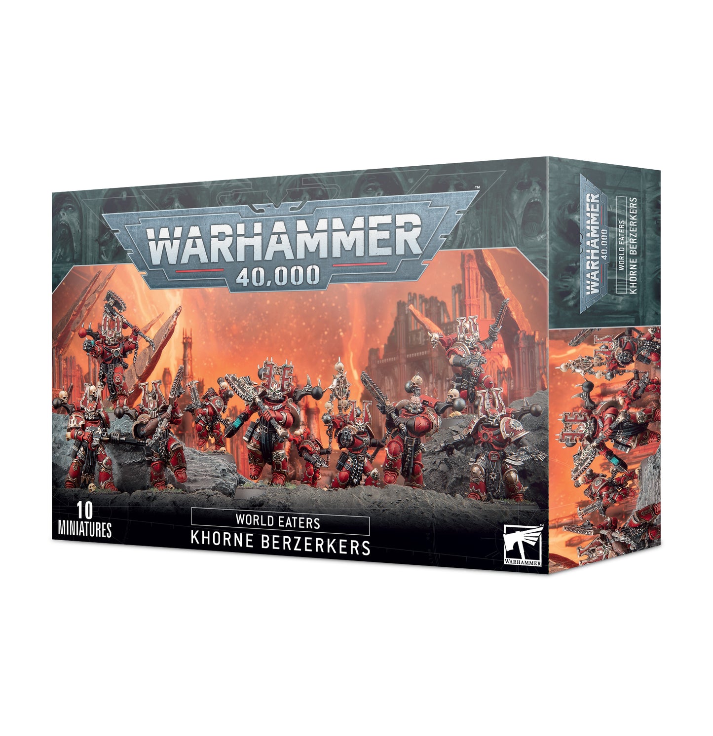 World Eaters Khorne Berzerkers box art. Christchurch, NZ.